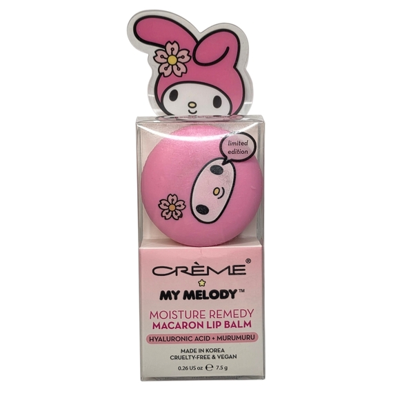 Sanrio Other - Creme x My Melody Moisture Remedy Macaron Lip Balm Limited Edition Peach Blossom